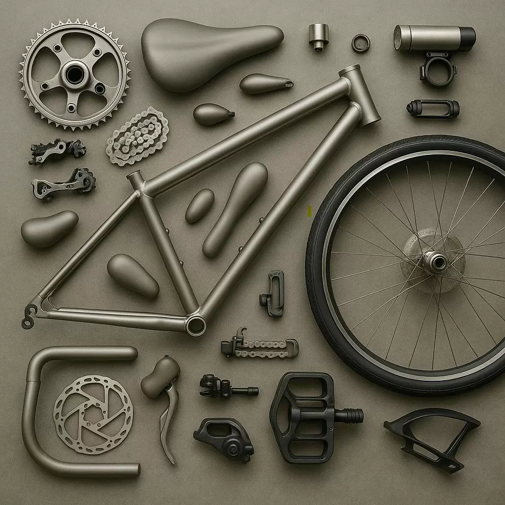 All kinds of bike parts are available in Pan Taiwan